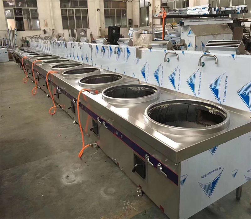 工廠(chǎng)生產(chǎn)整體廚具展示